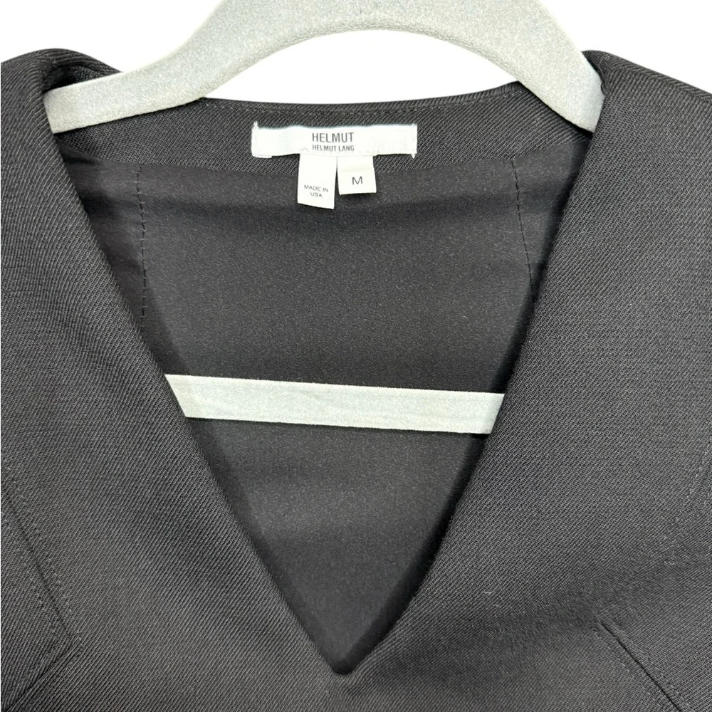 Helmut Lang Angle Zipper Moto Stretch Dress Size Medium - Picture 3 of 8